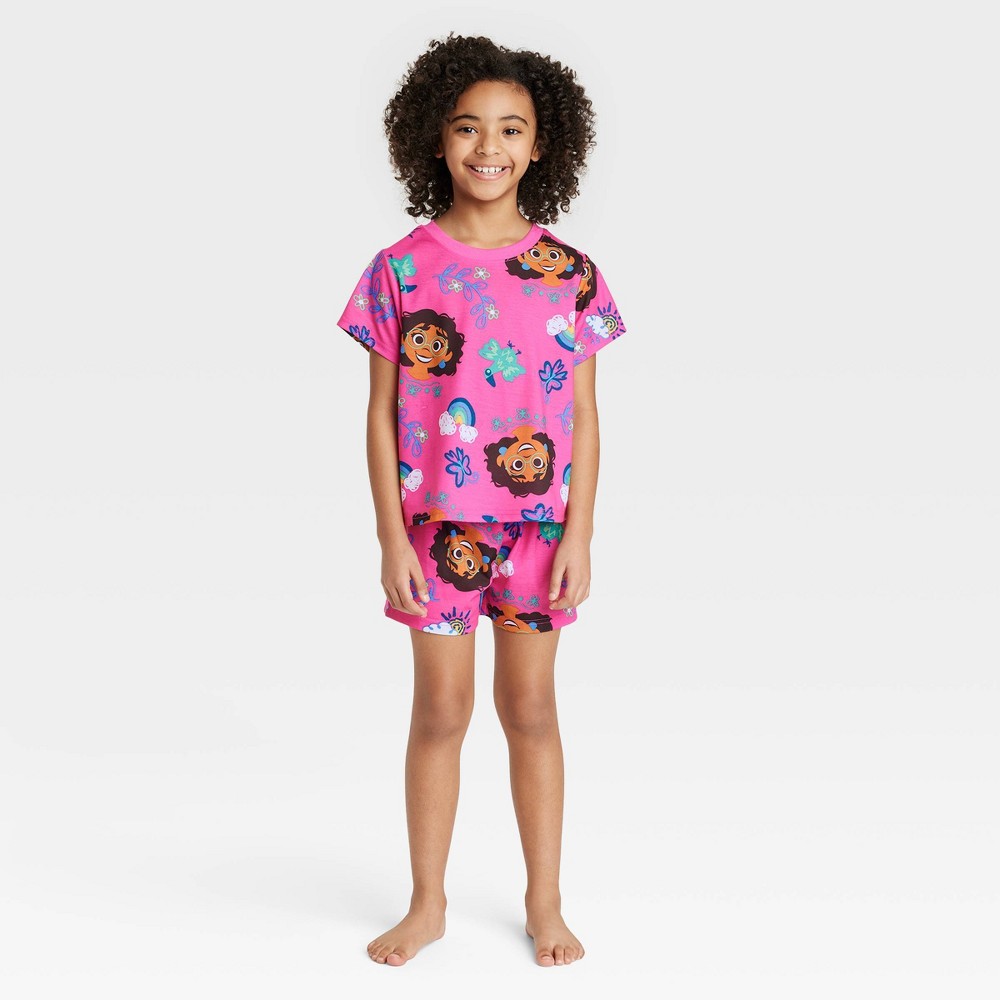 Girls' Disney Encanto Mirabel Madrigal Pajama Set - Pink M