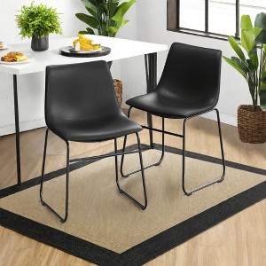 CENGHU Dining Chairs Set of 2, Modern Dining Room Chairs with Metal Legs, Dining Side Chairs for Kitchen, Living, Dining Room - 1 of 4
