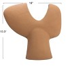 Storied Home Modern Terracotta Abstract Vase - 3 of 4