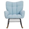CAVINAS Accent Chair Rocking Chair Modern Glider Rocking Chair Lounge Chair Comfy Chair - 4 of 4