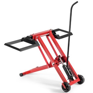 Costway Lawn Mower Lift Jack for Tractors & Zero Turn Riding Lawn Mowers 500lb Capacity - 1 of 4