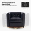 Frankie Genuine Leather Swivel Club Chair| HULALA HOME - 4 of 4