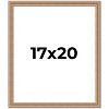 PosterPalooza | Deco Brown Picture Frame - UV Acrylic, Foam Board Backing, Hanging Hardware - 2 of 4