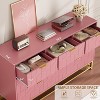 53.5" Modern 7-Drawer Dresser with Gold Handles, Wide Storage Organizer for Bedroom, Living Room and Entryway - 4 of 4
