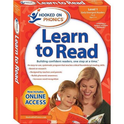 Hooked on Phonics Learn to Read - Level 1, 1 - (Paperback)