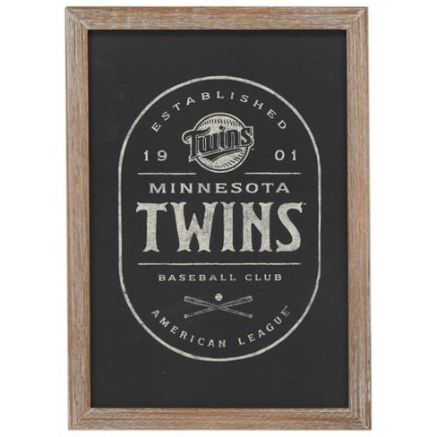 MLB Minnesota Twins Baseball Tradition Sign Panel