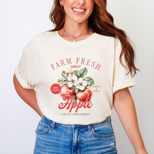 Simply Sage Market Farm Fresh Apples Garment Dyed Tee - 1 of 4