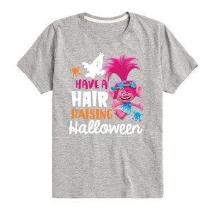 Boys' - Trolls - Have A Hair Raising Halloween Poppy Short Sleeve Graphic T-Shirt - 1 of 4