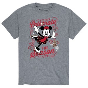 Men's - Disney - Celebrate The Season Short Sleeve Graphic T-Shirt - 1 of 4