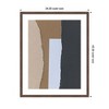 Kate and Laurel Torn Paper No3 by Mareike Bohmer Framed Wall Art Print, 34 x 42, Florence Medium Brown - 2 of 4