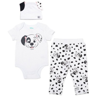 Disney Classics Patch Newborn Baby Boys Bodysuit Pants And Hat 3 Piece ...