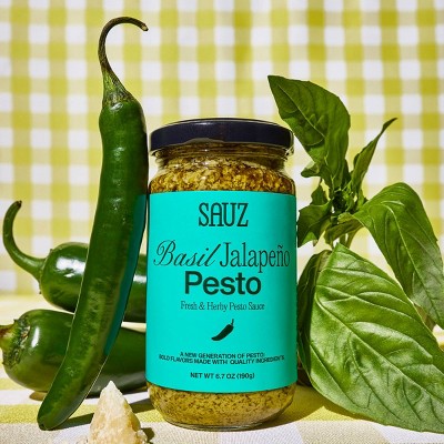Sauz Basil Jalapeno Pesto Sauce - 6.7oz