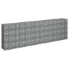 vidaXL Gabion Raised Bed Silver Galvanized Steel - 106.3" x 11.8" x 35.4" - 3 of 4