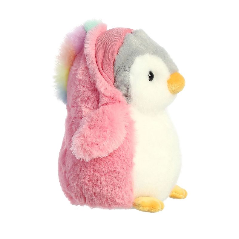 Aurora PomPom Penguin 7" Unicorn Costume Pink Stuffed Animal, 5 of 6