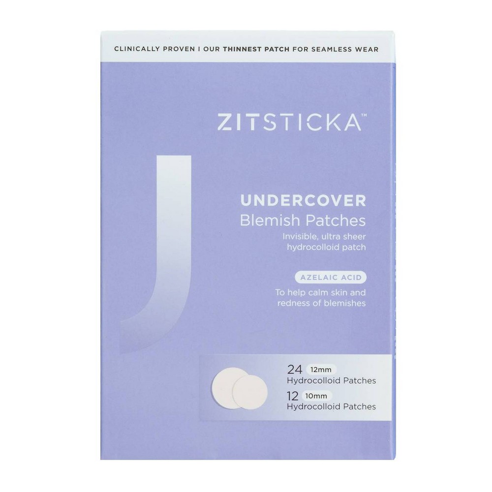 ZitSticka Undercover Ultra Sheer Acne Pimple Patches - 36ct