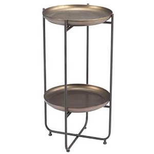 Zuo Bronson Accent Table Bronze - 1 of 4