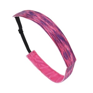 Unique Bargains Non Slip Tie-dye Headband Purple Blue 1 Pc - 1 of 4