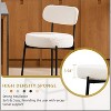 DYHOME Bar Stools Set of 3, 24 Inches Counter Height Kitchen Bar Stools with Back, Modern Metal Tall Bar Stools for Kitchen Island - 4 of 4
