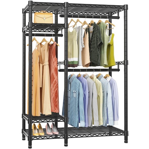Vipek V5i Garment Rack Bedroom Armoires Freestanding Closet Organizer  Portable Wardrobe Closet, Medium Size - Black : Target