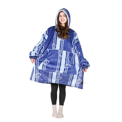 Tirrinia Women's Wearable Blanket Funny Printed Oversized Hoodie Sweatshirt, Warm Cozy Gifts for Women Wife Girlfriend Men Husband Boyfriend