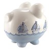 Child To Cherish 7.75 In Triple Sailboat Piggy Bank Ocean Water Waves Decorative Banks - 4 of 4