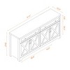 61" TV Cabinet Modern Sideboard with Deep Drawers,Versatile Storage Console for Living Room or Kitchen-Baofuwish - 4 of 4