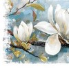 HomeRoots 10" X 36" Magnolia Branch Floral Hanging Wall Decor - 4 of 4