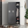 SUXXAN 6 Doors 72''H Metal Storage Locker for Employees for School Gym,Assembly Required - 2 of 4