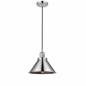 Briarcliff - 1 Light Cord Hung Mini Pendant In Traditional Style-8 Inches Tall and 10 Inches Wide - 1 of 1