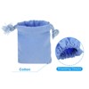 Unique Bargains 100% Cotton Reusable Washable Dust Drawstring Bag 12 Pcs - 3 of 4