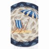 Earth Rugs Handmade Navy Beach Chair Coaster 5"x5" Coastal Lodge Jute Table Protector - 3 of 3