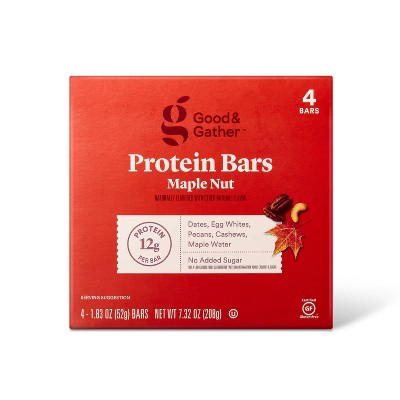 Maple Nut Protein Bar - 7.32oz/4ct - Good & Gather™