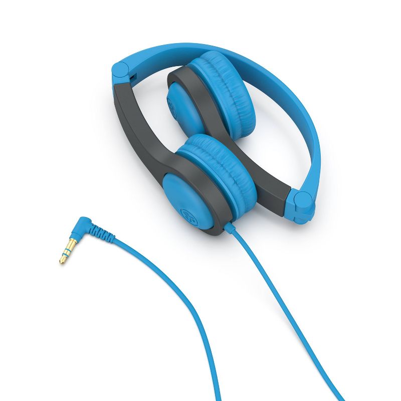 JBuddies Gen 2 Folding Kids Wired Headphones - Blue/Gray, 6 of 21