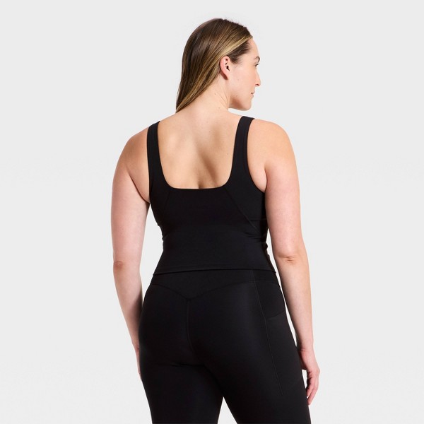 Top deportivo de cuello cuadrado y corte ultra corto para mujer - All In Motion™ 5