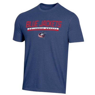 NHL Columbus Blue Jackets Men's Short Sleeve Heather T-Shirt