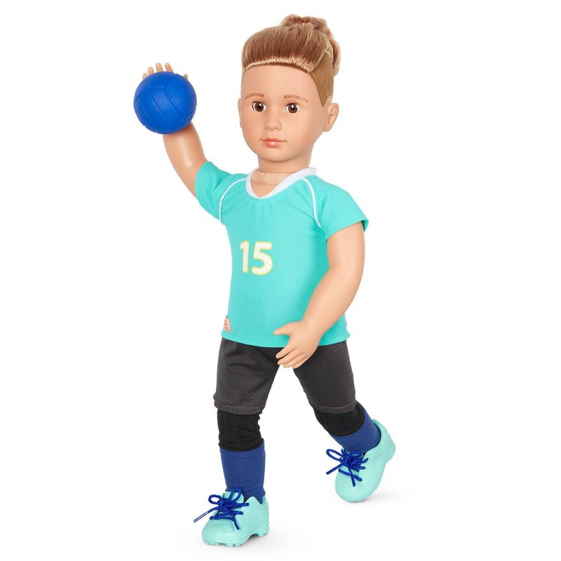 Our Generation Posable 18&#34; Boy Doll Volleyball Player - Johnny, 5 of 11