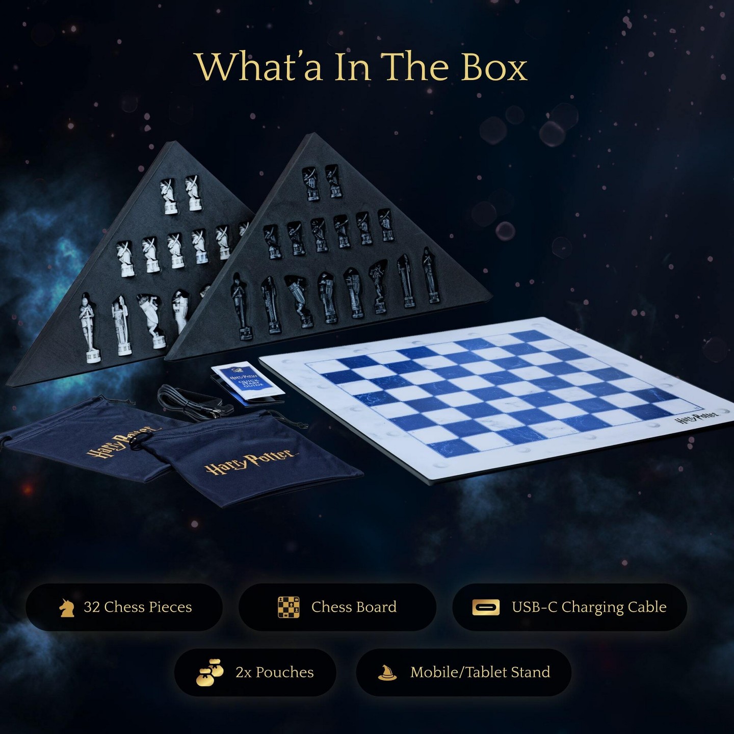 Детские игрушки Particula GoChess Mini Wizard Harry Potter Electronic Chess Game Set — фото 6