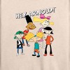 Women's - Hey Arnold! - Group Shot Lightweight French Terry Wide Neck Long Sleeve Shirt - 2 of 4