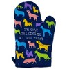 I'm Only Talking To My Dog Today Oven Mitt Funny Pet Puppy Animal Lover Graphic Kitchen Glove - Crazy Dog Bakeware - 2 of 4