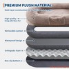 Human Dog Bed for Adult Large Gaint Shared Bed for People Pets, Washable Faux Fur Removable Nap Bed Bean Bag w/Handle Side Pocket - 3 of 4