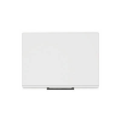 White and Light Brown 2-Drawer Transitional Nightstand