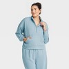 Women's Airy Sleek Ribbed 1/2 Zip Pullover - All In Motion™ - image 3 of 4