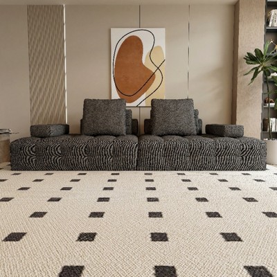 TiramisuBest Modular L-Shaped Modular Sofa Loveseat Deep Seat Foam Sofa Removable Sofa Units for Living Rooms and Apartments, Antique Gray