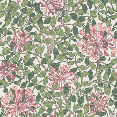 William Morris Honeysuckle Blossom Wallpaper