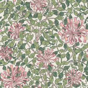 William Morris at Home Honeysuckle Blossom Wallpaper - 1 of 4