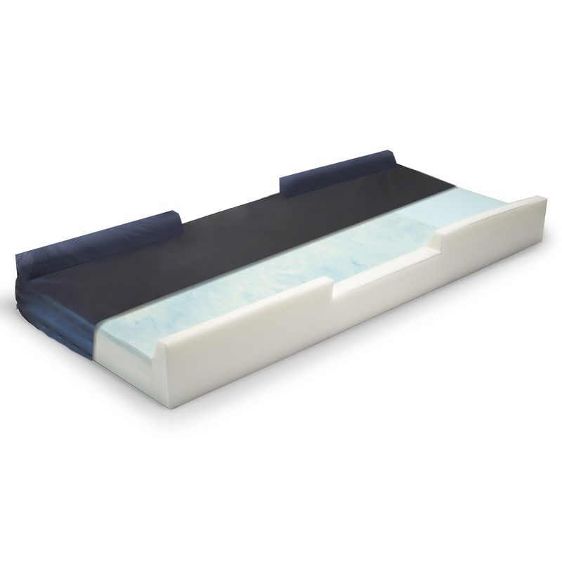 ProHeal Memory Foam Hospital Bed Mattress Pressure Redistribution, Gel Infused - Railed 36"x76"x9", 4 of 6