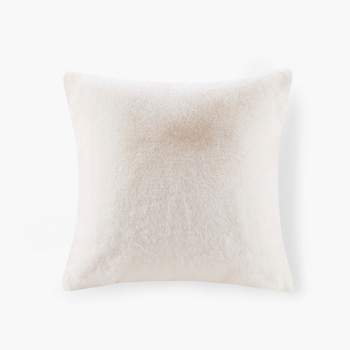 LIVN CO. Premium Faux Fur Square Decorative Pillow