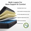 Swedrea Hybrid Mattress Breathable Medium Cooling Memory Foam Bed-in-a-Box White - 2 of 4