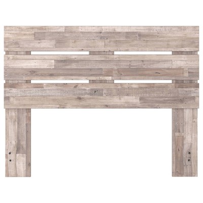 Neilsville Whitewash Wood Queen Panel Headboard