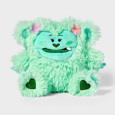 14.5" Green Monster Stuffed Animal - Gigglescape™